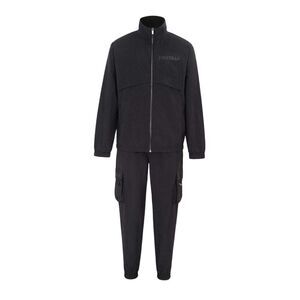 Firetrap Mens Logo Zipped Tracksuit / Black
